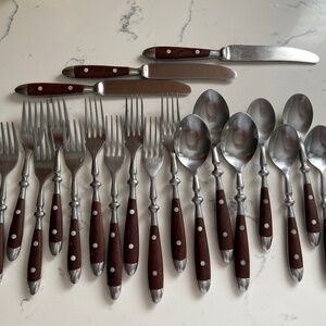 "Bistro Style" Stainless Steel Flatware
